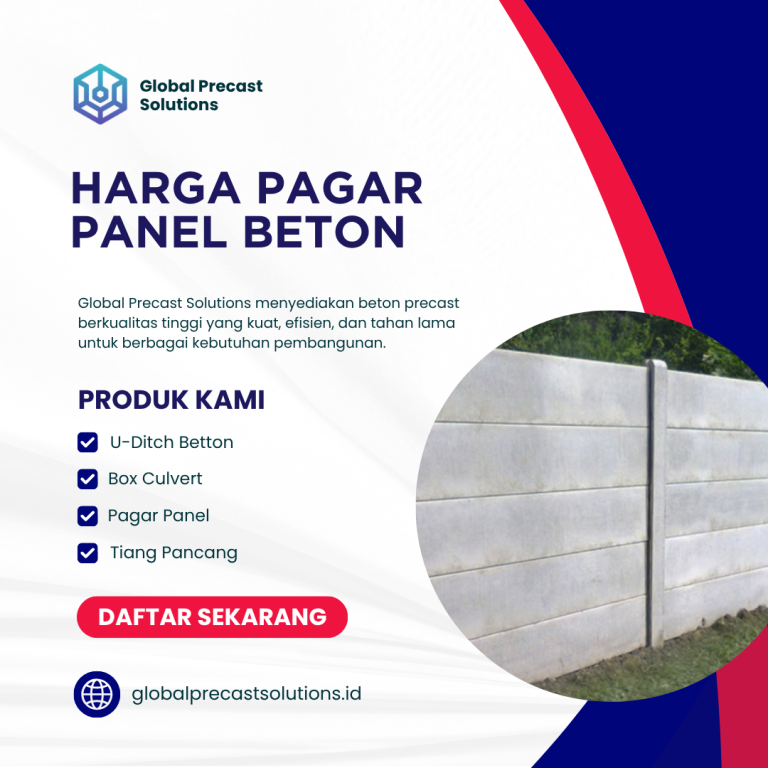Harga Pagar Panel Beton