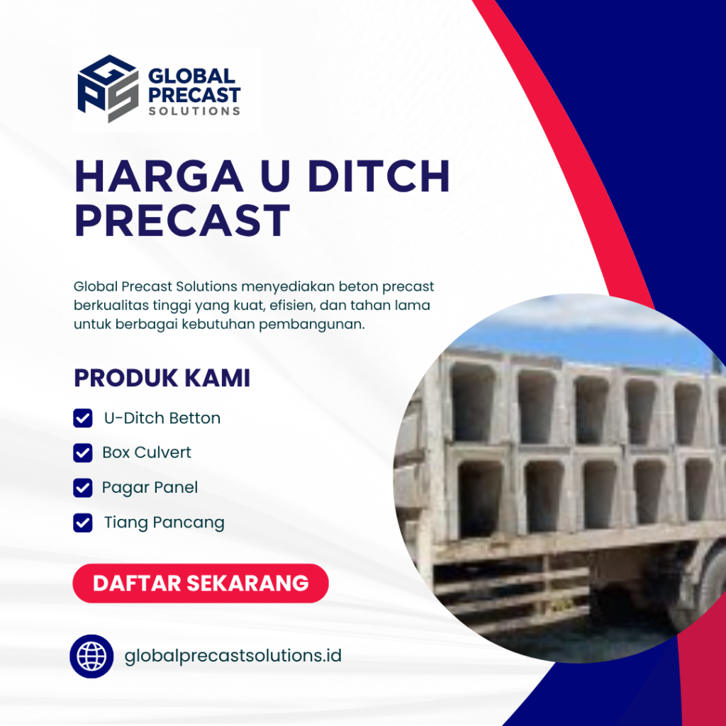 Harga U Ditch Precast