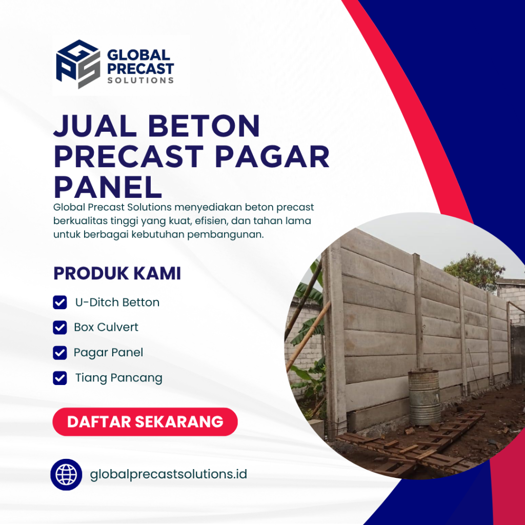 Jual Beton Precast Pagar Panel