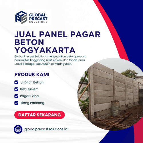 Jual Panel Pagar Beton Yogyakarta