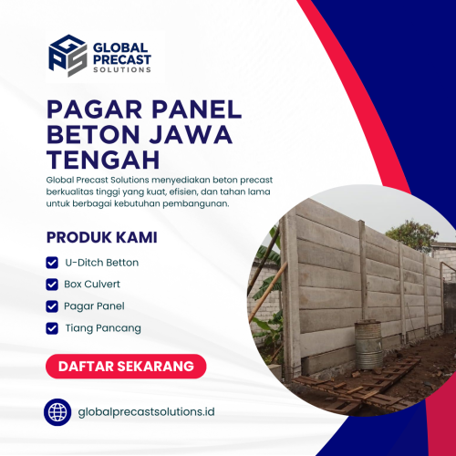 Pagar Panel Beton Jawa Tengah