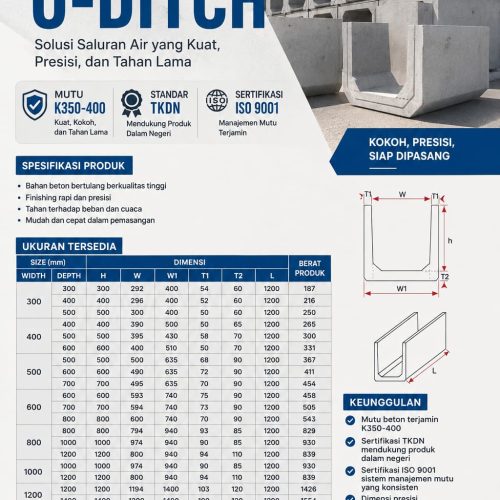 Harga U-Ditch 2026
